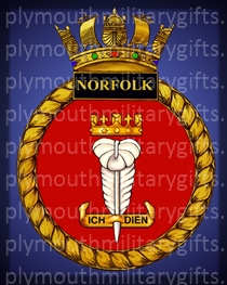 HMS Norfolk Magnet